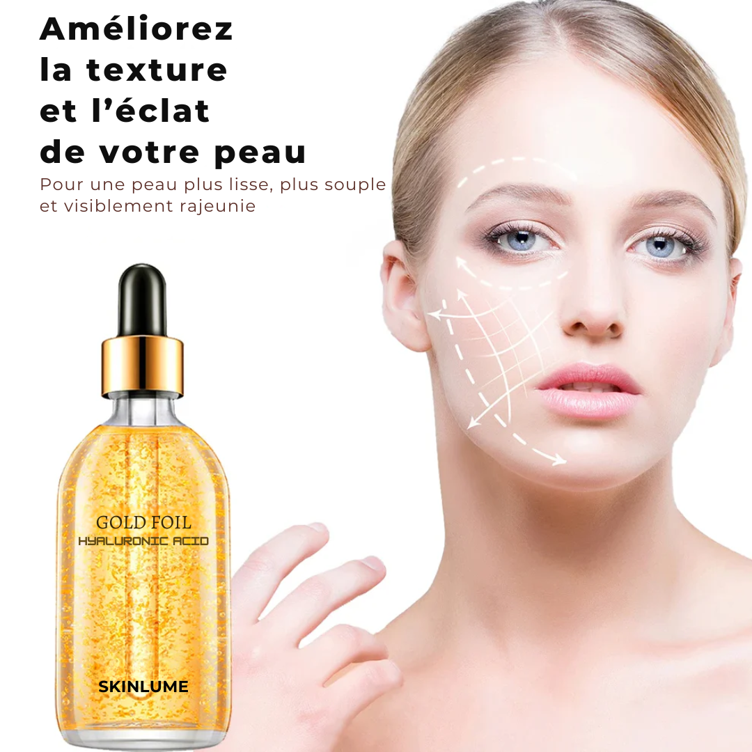 SkinLume Sérum Éclat Suprême à l’Or 24K – Hydratation & Jeunesse Intense (30ml)