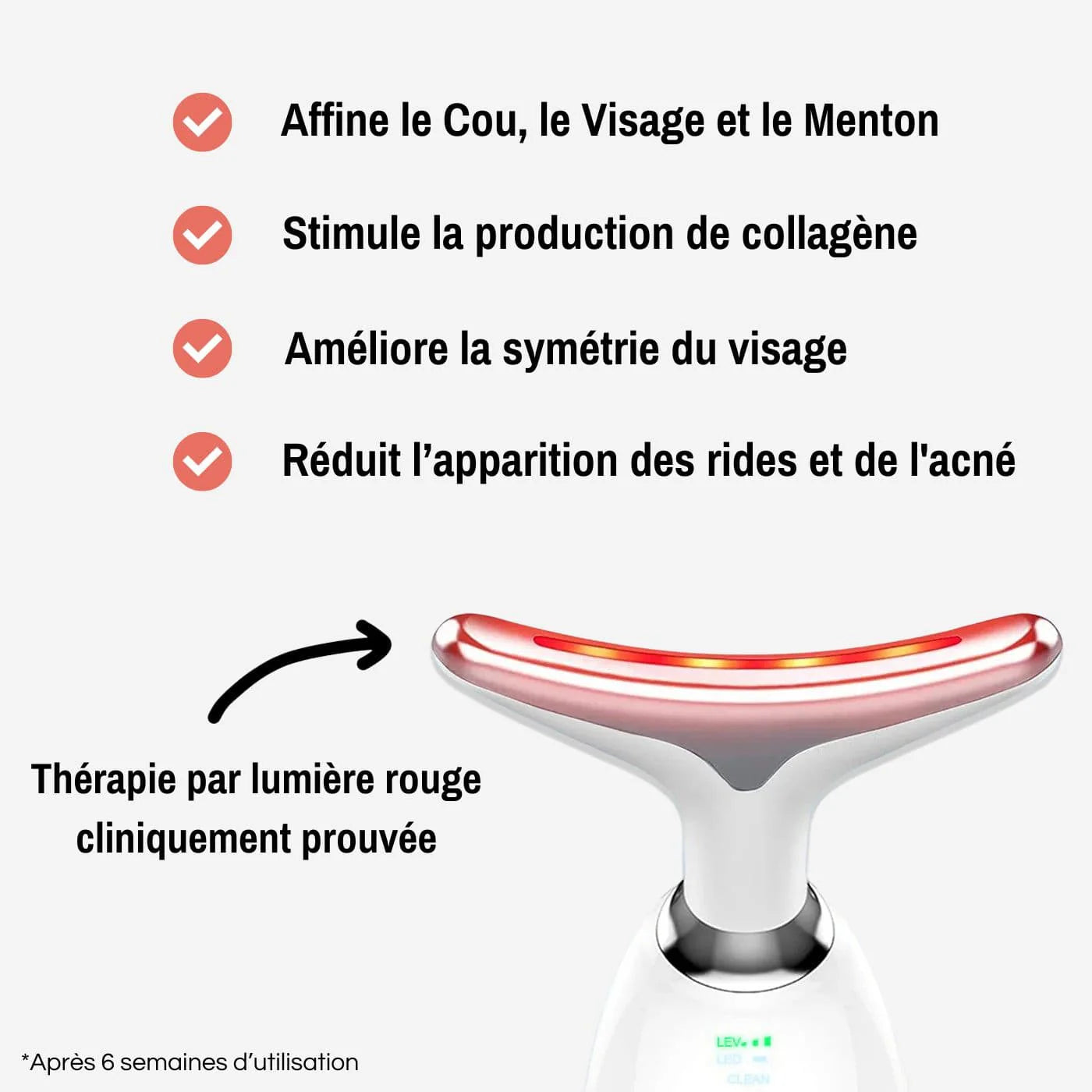 SkinLume | Lifter LED 7-en-1 – Soin Raffermissant Visage & Cou